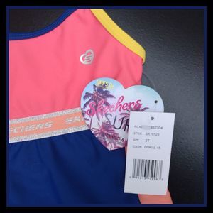 Skechers Surf SPF 50 Colorblock One-Piece Swimsuit